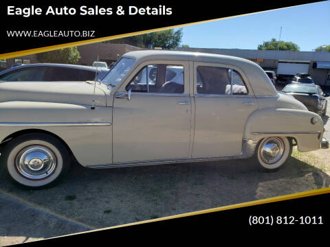 1950 Plymouth Deluxe for sale at Eagle Auto Sales & Details in Provo UT