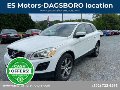 2012 Volvo XC60 for sale at ES Motors-DAGSBORO location in Dagsboro DE