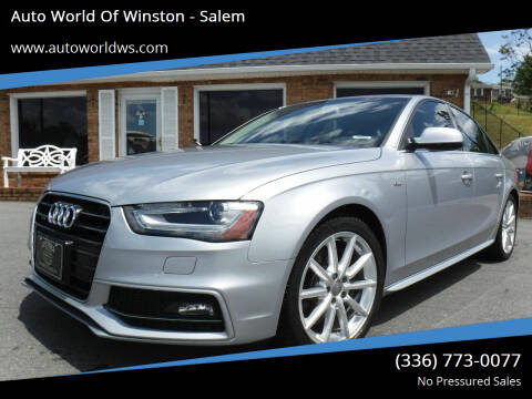 2015 Audi A4 for sale at Auto World Of Winston - Salem in Winston Salem NC