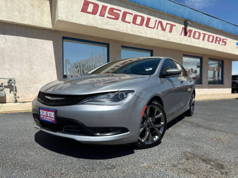 2016 Chrysler 200 for sale at Discount Motors in Pueblo CO