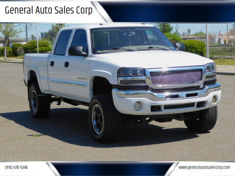 2004 GMC Sierra 2500HD for sale at General Auto Sales Corp in Sacramento CA