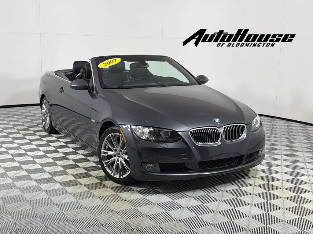 Gray 2007 BMW 3 Series 328i Convertible 328i 2dr Convertible 1