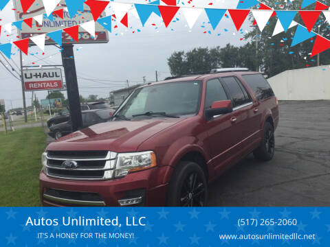 2016 Ford Expedition EL for sale at Autos Unlimited, LLC in Adrian MI