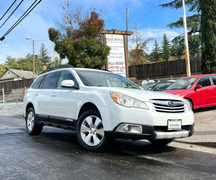 2011 Subaru Outback for sale at Sierra Auto Sales Inc in Auburn CA