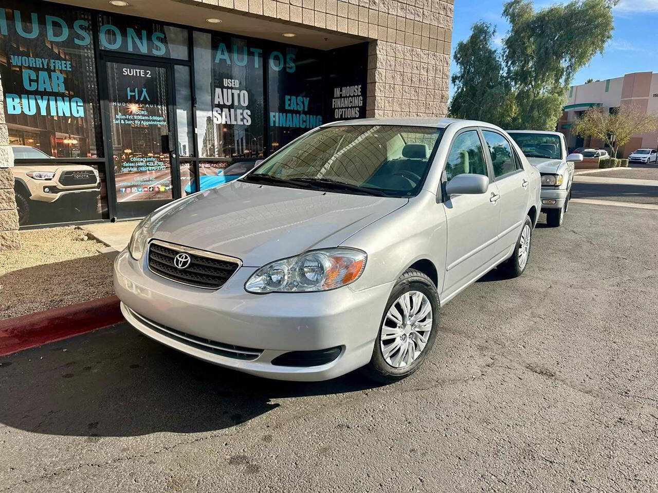 2007 Toyota Corolla for sale at HUDSONS AUTOS in Gilbert, AZ