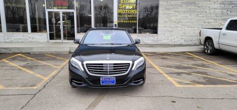 2014 Mercedes-Benz S-Class for sale at Eurosport Motors in Evansdale IA