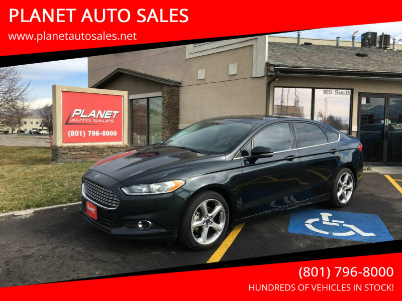 2014 Ford Fusion for sale at PLANET AUTO SALES in Lindon UT