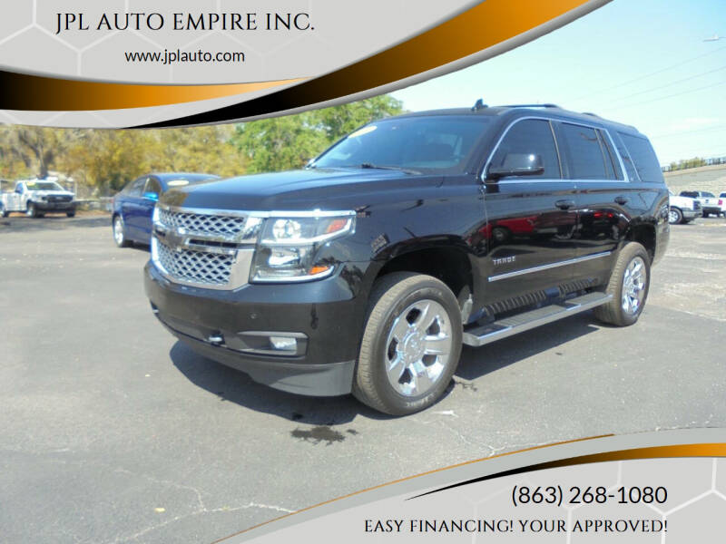 2017 Chevrolet Tahoe for sale at JPL AUTO EMPIRE INC. in Lake Alfred FL