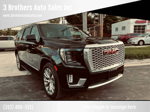 2021 GMC Yukon XL for sale at 3 Brothers Auto Sales Inc in Detroit MI