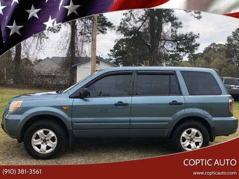 2007 Honda Pilot for sale at Coptic Auto in Wilson NC
