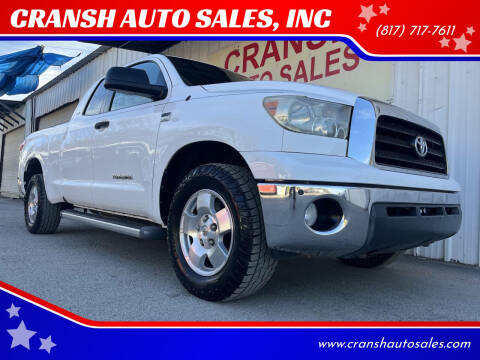 2007 Toyota Tundra for sale at CRANSH AUTO SALES, INC in Arlington TX