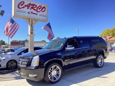 2014 Cadillac Escalade ESV for sale at CARCO SALES & FINANCE - CARCO OF POWAY in Poway CA