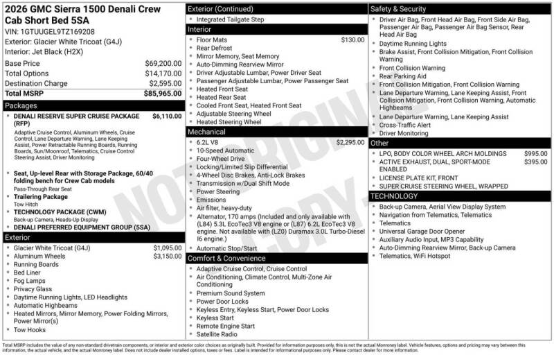 2026 GMC Sierra 1500