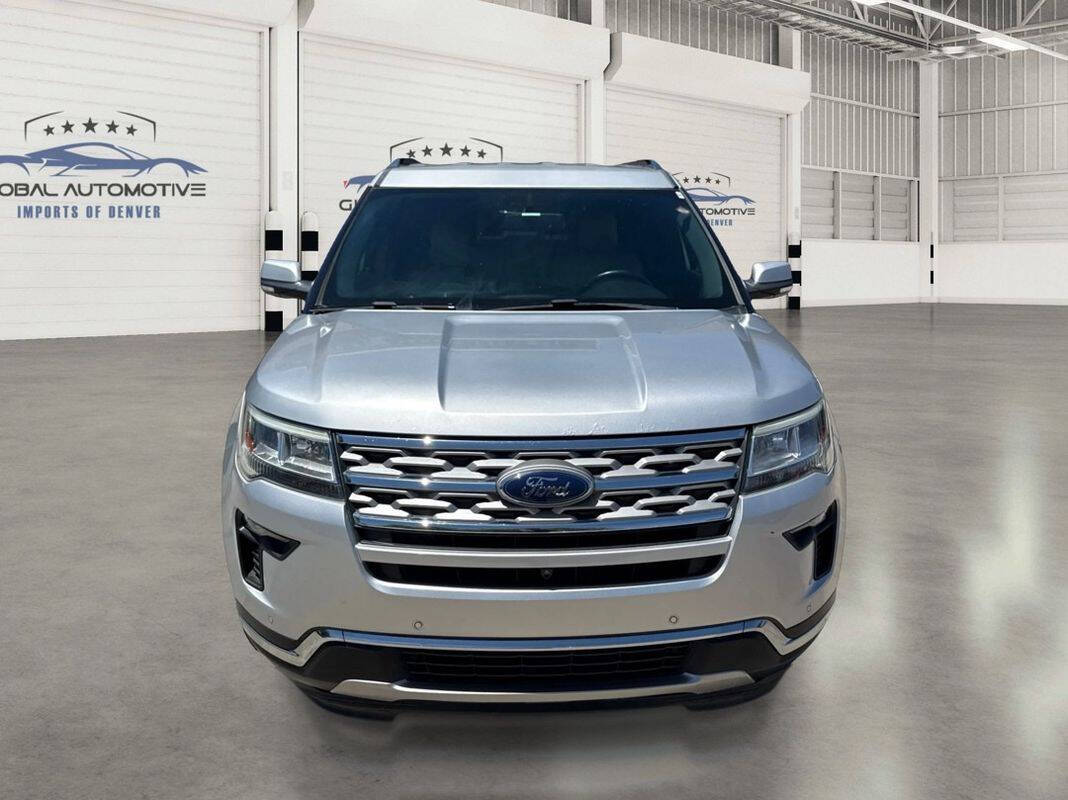 Silver 2018 Ford Explorer Limited Limited 4dr SUV 2