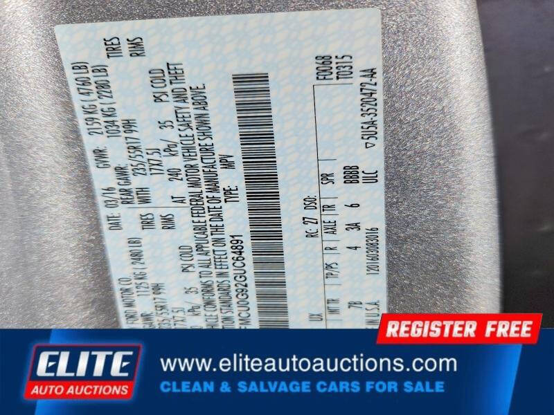 2016 Ford Escape SE