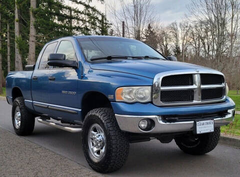 2004 Dodge Ram 2500 for sale at CLEAR CHOICE AUTOMOTIVE in Milwaukie OR
