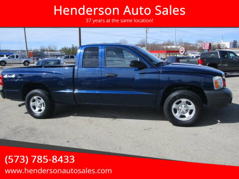 2005 Dodge Dakota for sale at Henderson Auto Sales in Poplar Bluff MO