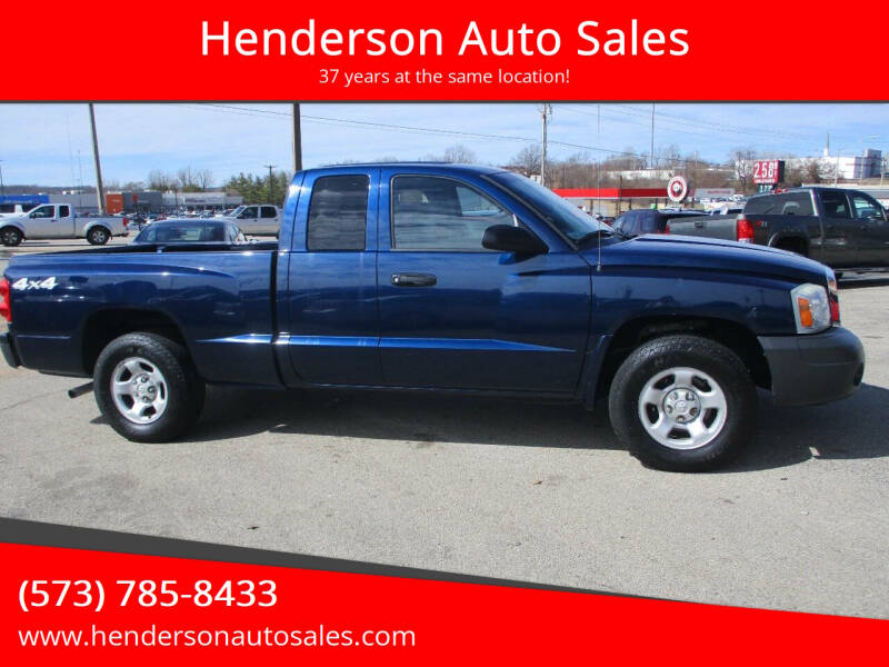 2005 Dodge Dakota for sale at Henderson Auto Sales in Poplar Bluff MO