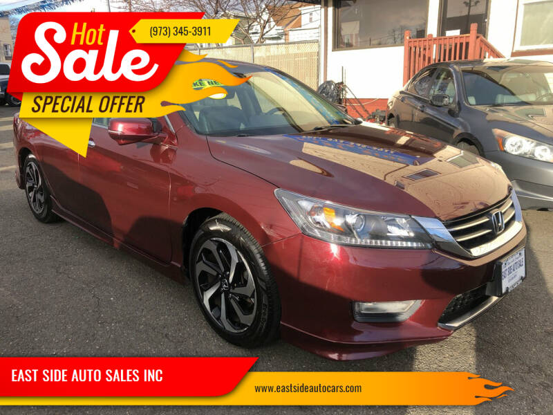 2013 Honda Accord for sale at EAST SIDE AUTO SALES INC in Paterson NJ