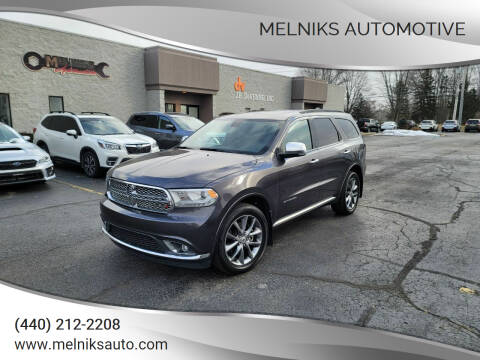 2020 Dodge Durango for sale at Melniks Automotive in Berea OH