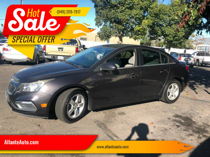 2016 Chevrolet Cruze Limited for sale at AllanteAuto.com in Santa Ana CA