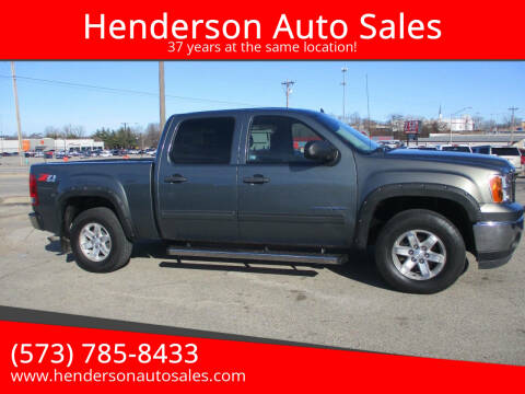 2011 GMC Sierra 1500 for sale at Henderson Auto Sales in Poplar Bluff MO
