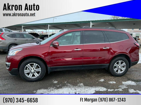 2015 Chevrolet Traverse for sale at Akron Auto in Akron CO