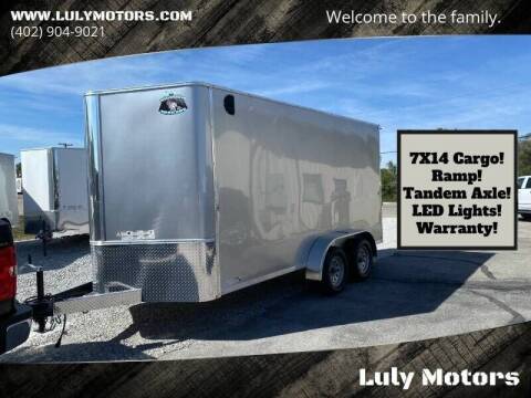 2023 R&M 7X14 V-nose Enclosed Cargo for sale at Luly Motors-Trailers in Lincoln NE