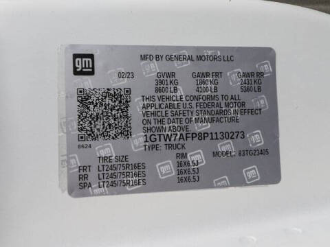 2023 GMC Savana 2500