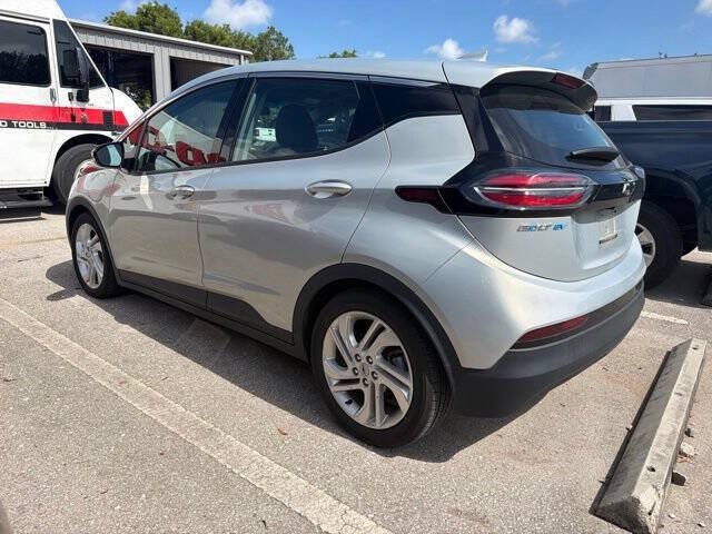 Silver 2022 Chevrolet Bolt EV 1LT 1LT 4dr Hatchback 2