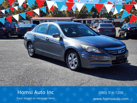 2012 Honda Accord for sale at Homsi Auto Inc in Kannapolis NC