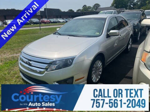 2012 Ford Fusion Hybrid for sale at Courtesy Auto Sales in Chesapeake VA