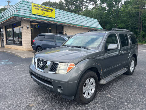 2005 Nissan Pathfinder for sale at Diana Rico LLC in Dalton GA