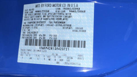 2003 Ford Mustang Mach 1 Premium