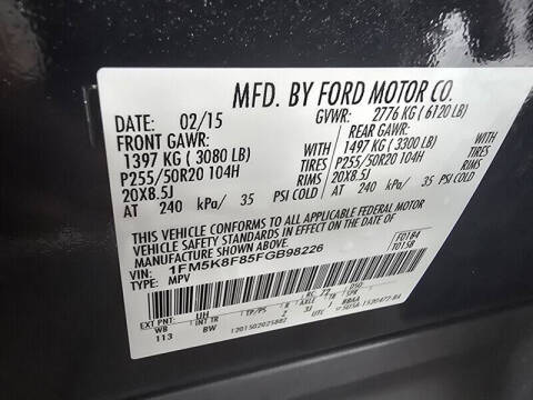 2015 Ford Explorer Limited