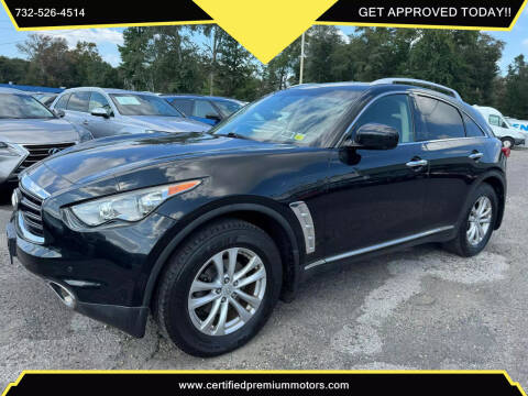 2013 Infiniti FX37 for sale at Certified Premium Motors in Lakewood NJ