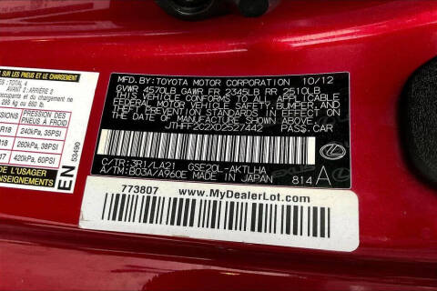 2013 Lexus IS 250C