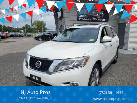 2013 Nissan Pathfinder for sale at NJ Auto Pros in Tinton Falls NJ