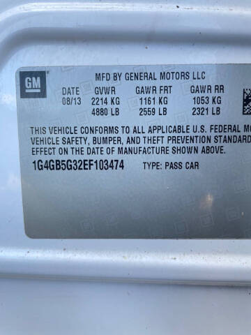 2014 Buick LaCrosse Leather