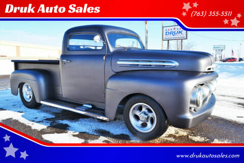 1951 Ford F-100 for sale at Druk Auto Sales - New Inventory in Ramsey MN