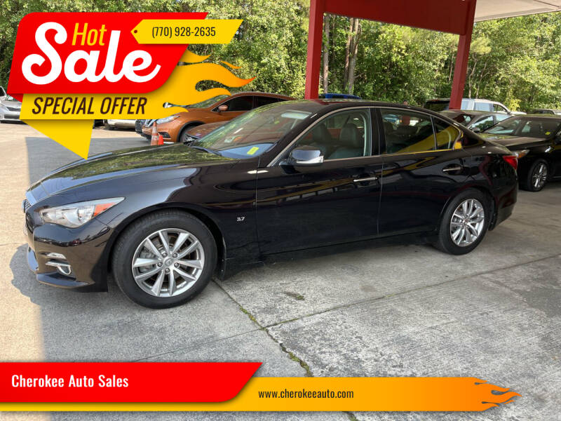 2015 Infiniti Q50 for sale at Cherokee Auto Sales in Acworth GA