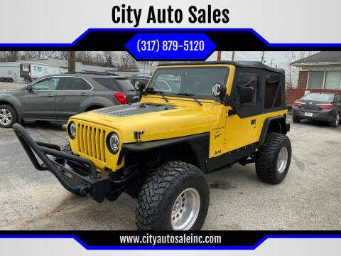 2000 Jeep Wrangler for sale at City Auto Sales in Indianapolis IN