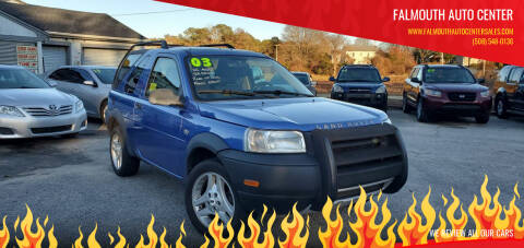 2003 Land Rover Freelander for sale at Falmouth Auto Center in East Falmouth MA