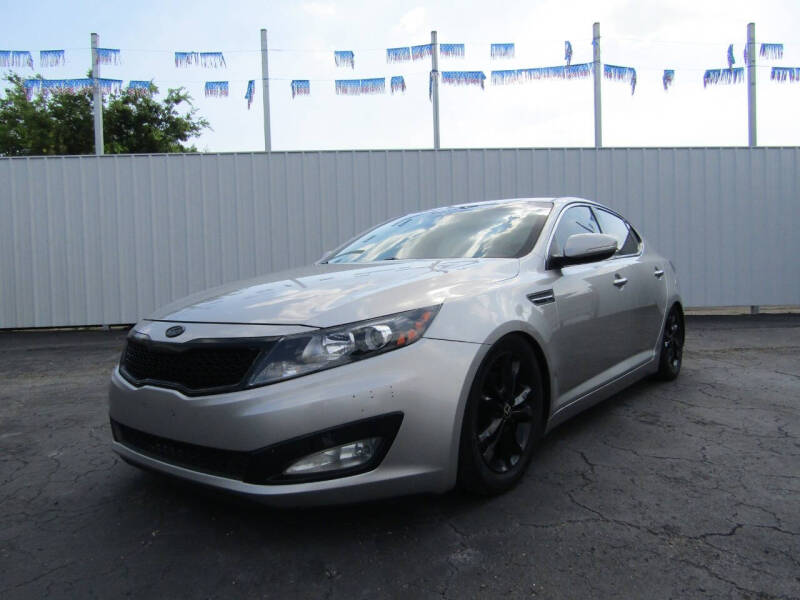 2013 Kia Optima for sale at AJA AUTO SALES INC in South Houston TX