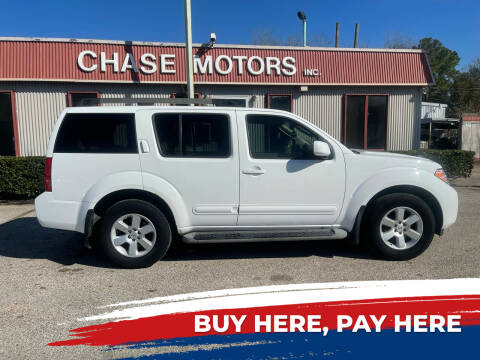 2008 Nissan Pathfinder for sale at Chase Motors Inc in Stafford TX