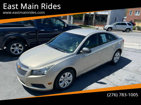 2012 Chevrolet Cruze for sale at East Main Rides in Marion VA
