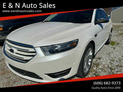 2018 Ford Taurus for sale at E & N Auto Sales in London KY