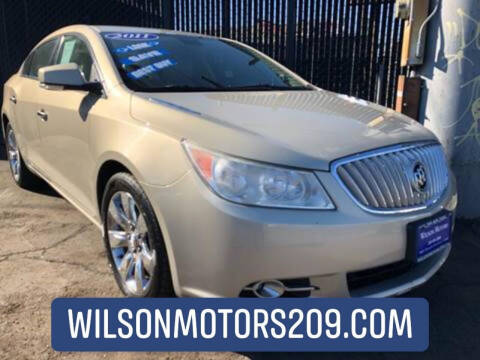 2011 Buick LaCrosse for sale at WILSON MOTORS in Stockton CA
