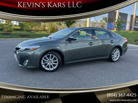 2013 Toyota Avalon for sale at Kevin's Kars LLC in Richmond VA