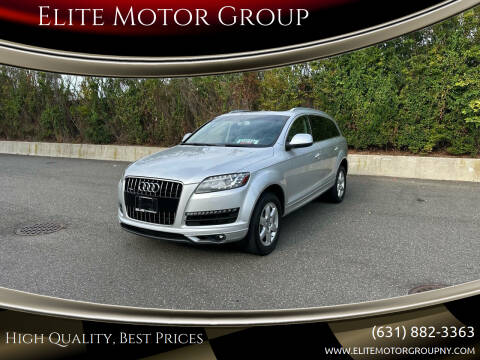 2015 Audi Q7 for sale at Elite Motor Group in Lindenhurst NY